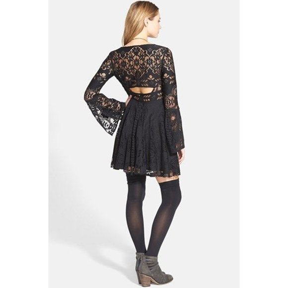 Free People Lace Lovers Folk Song Festival Dress - Picture 3 of 6